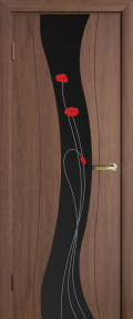	межкомнатные двери 	Юкка Стиль 3 триплекс с рисунком