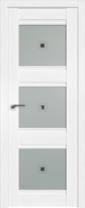 	межкомнатные двери 	Profil Doors 4X фьюзинг Узор пекан белый