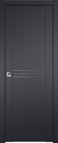 межкомнатные двери  Profil Doors 151U чёрный seidenmatt