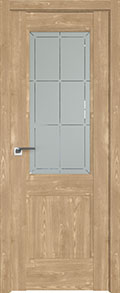межкомнатные двери  Profil Doors 90XN гравировка 1 каштан натуральный