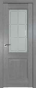 межкомнатные двери  Profil Doors 90XN гравировка 1 грувд серый