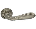 	дверные ручки 	Adden Bau FIORE V207 состаренное серебро