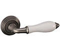 	дверные ручки 	Adden Bau PORCELLANA V214 состаренное серебро