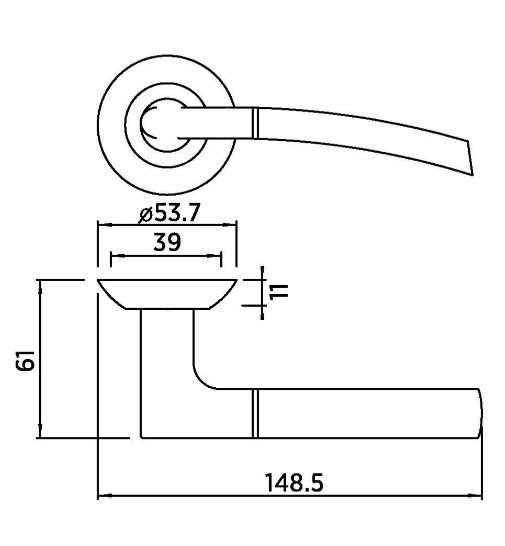 FINO A-13-10 CHROME/S.CHROME