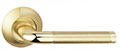 	дверные ручки 	Bussare LINDO A-34-10 золото/матовое золото
