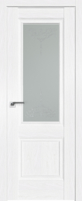 межкомнатные двери  Profil Doors 2.37X стекло Франческо пекан белый