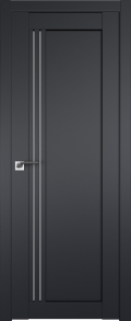 межкомнатные двери  Profil Doors 2.50U чёрный seidenmatt