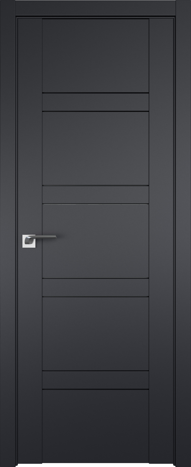 межкомнатные двери  Profil Doors 2.80U чёрный seidenmatt