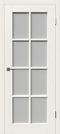 межкомнатные двери  ВФД Порта со стеклом эмаль слоновая кость