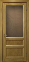 	межкомнатные двери 	Luxor Атлантис 2 со стеклом дуб натуральный