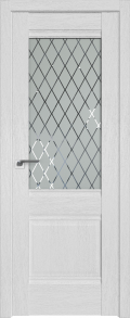 	межкомнатные двери 	Profil Doors 2XN гравировка Ромб монблан