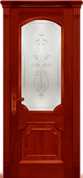 межкомнатные двери  Дариано Аленсо гравировка Рассвет черешня