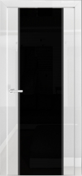 межкомнатные двери  Дариано Вита-3 чёрное с фацетом эмаль глянец