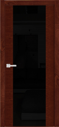 межкомнатные двери  Дариано Вита-3 чёрное красное дерево