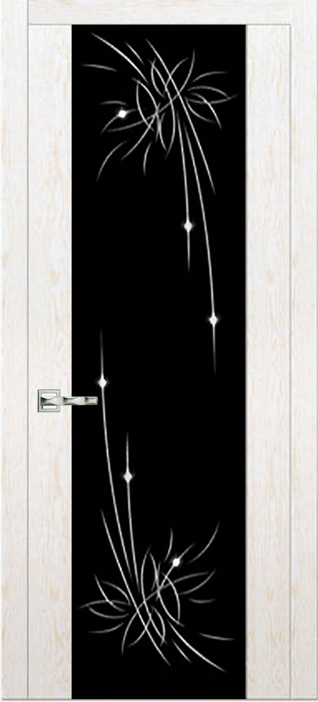 межкомнатные двери  Дариано Рондо-3 гравировка Феерия-1  экошпон
