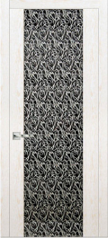 межкомнатные двери  Дариано Рондо-3 декор с матированием Вионто-2 экошпон