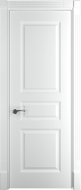 межкомнатные двери  Прованс Классика с фрезеровкой Турин 1 эмаль белая