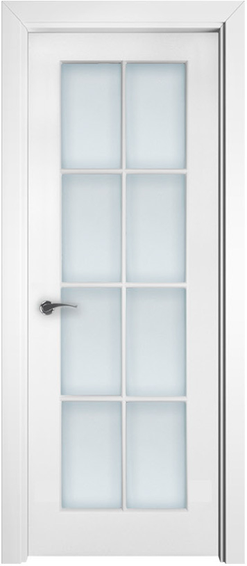 межкомнатные двери  Прованс Порта с фрезерованной решёткой ДО8 тип 2 эмаль белая