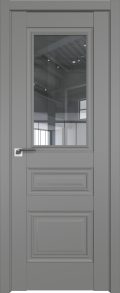 	межкомнатные двери 	Profil Doors 2.39U стекло грей