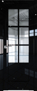 межкомнатные двери  Profil Doors 103L стекло чёрный глянец