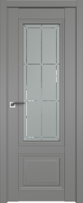	межкомнатные двери 	Profil Doors 2.103U гравировка 1 грей