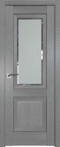 межкомнатные двери  Profil Doors 2.88XN стекло Square грувд серый