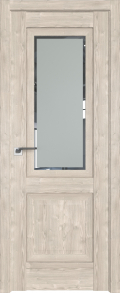 межкомнатные двери  Profil Doors 2.88XN стекло Square каштан светлый