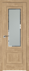 межкомнатные двери  Profil Doors 2.90XN стекло Square каштан натуральный
