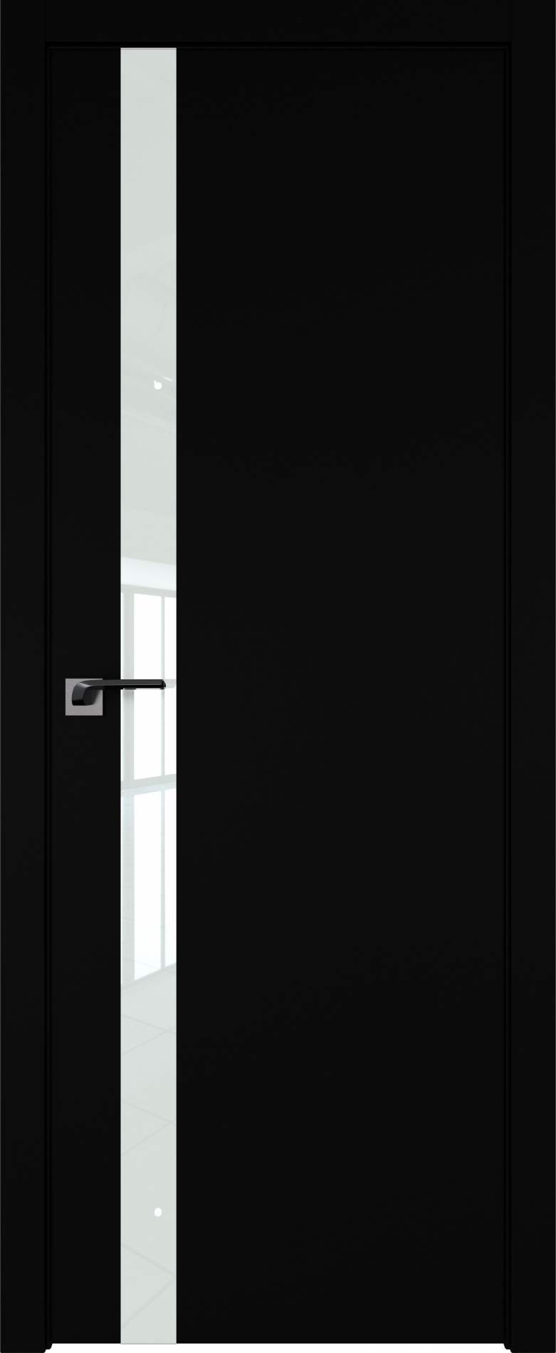 межкомнатные двери  Profil Doors 6SMK ABS чёрный матовый