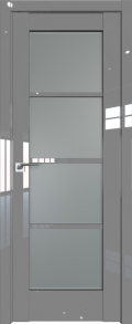 	межкомнатные двери 	Profil Doors 119L стекло грей глянец