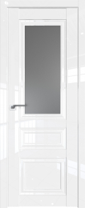 межкомнатные двери  Profil Doors 125L стекло белый глянец