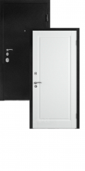 стальные двери  ВФД Стандарт панель Стокгольм Гланта эмаль белая