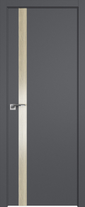межкомнатные двери  Profil Doors 6SMK ABS серый матовый