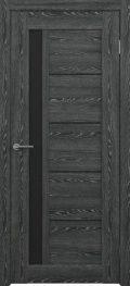 	межкомнатные двери 	Альберо Мехико стекло дуб чёрный