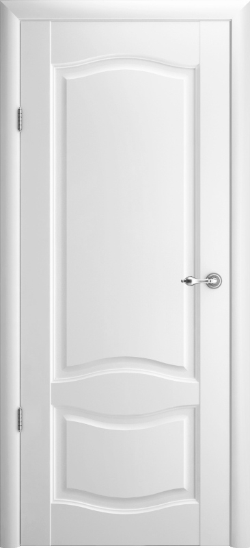 межкомнатные двери  Альберо Лувр 1 ПГ белый