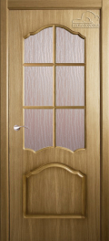 	межкомнатные двери 	Belwooddoors Каролина со стеклом дуб