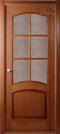 межкомнатные двери  Belwooddoors Наполеон со стеклом орех