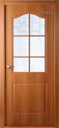 	межкомнатные двери 	Belwooddoors Капричеза Л со стеклом миланский орех
