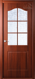 	межкомнатные двери 	Belwooddoors Капричеза Л со стеклом итальянский орех