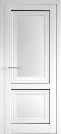 	межкомнатные двери 	Альберо Спарта 2 ПГ белый