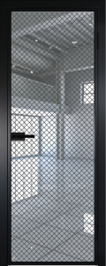 межкомнатные двери  Profil Doors AX-1 ромб чёрный