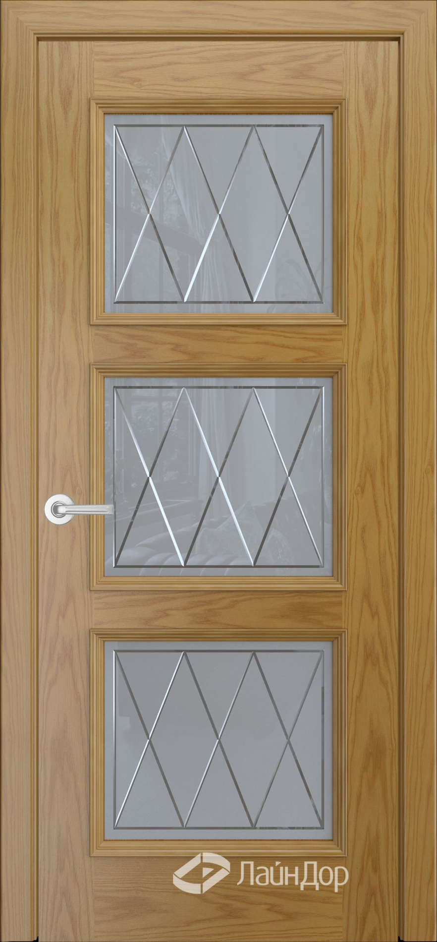 межкомнатные двери  Лайндор Грация-1 стекло Англия