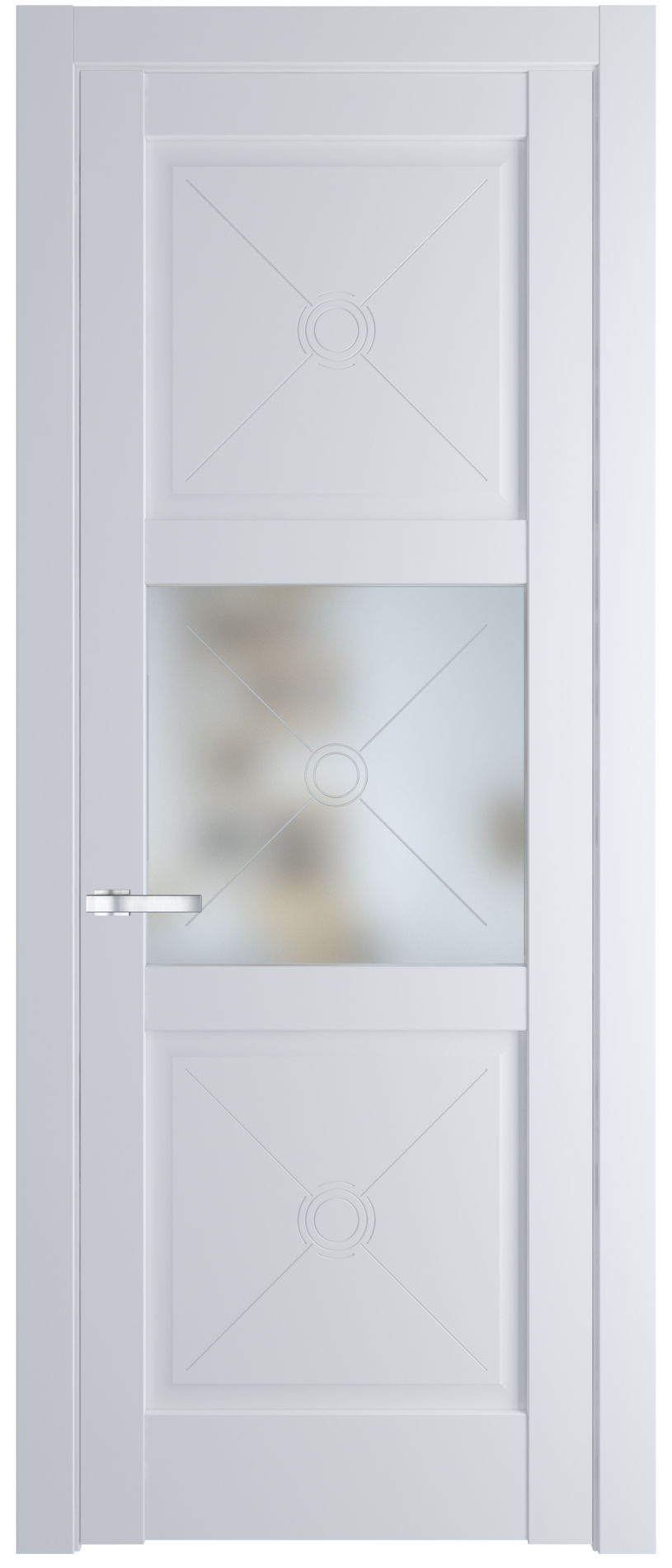 межкомнатные двери  Profil Doors 1.4.2 PM со стеклом вайт