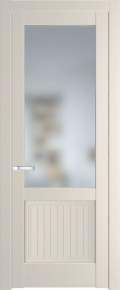 	межкомнатные двери 	Profil Doors 3.2.2 PM со стеклом кремовая магнолия