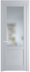 	межкомнатные двери 	Profil Doors 1.2.2 PM со стеклом лайт грей