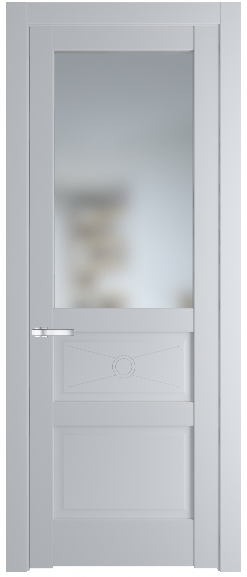 межкомнатные двери  Profil Doors 1.5.2 PM со стеклом лайт грей