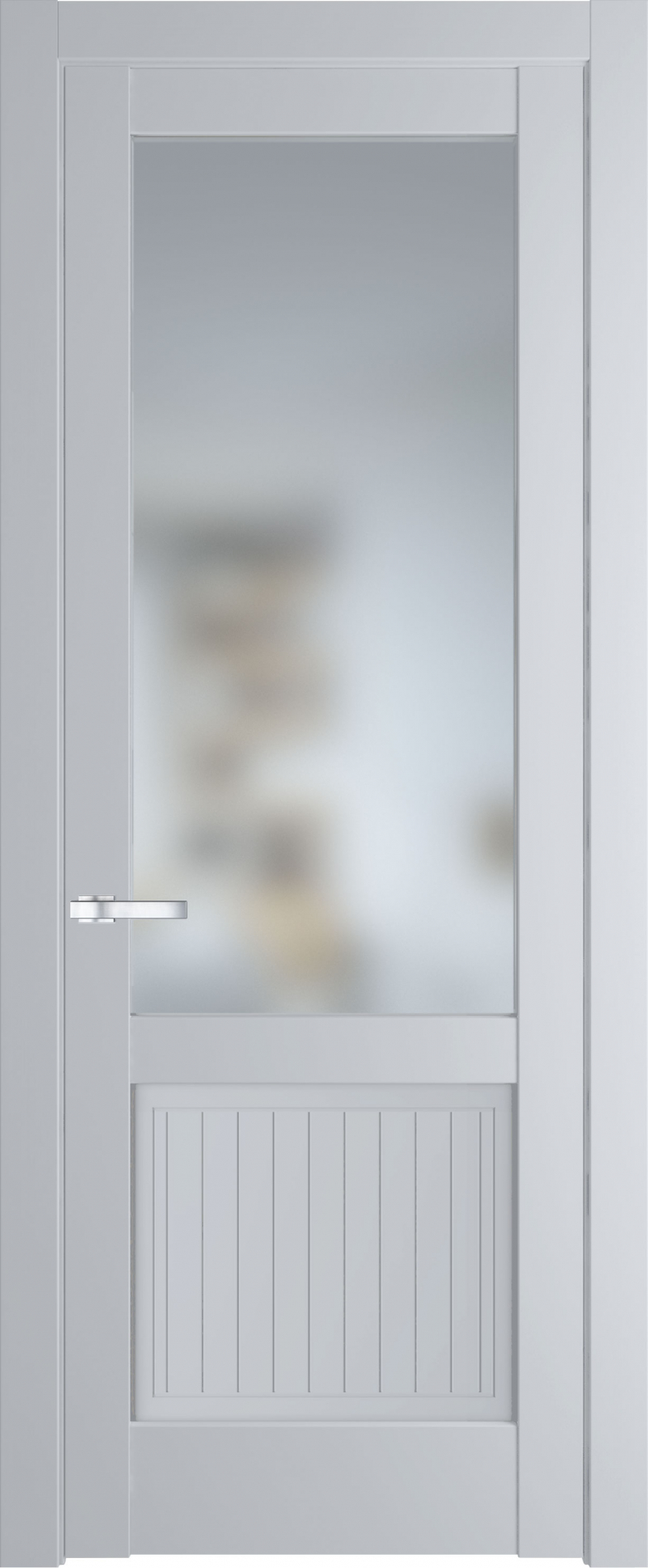 межкомнатные двери  Profil Doors 3.2.2 PM со стеклом лайт грей