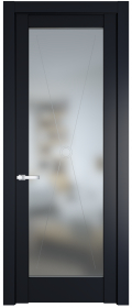 	межкомнатные двери 	Profil Doors 1.1.2 PM со стеклом нэви блу