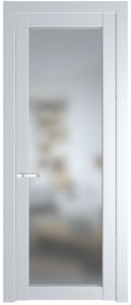 	межкомнатные двери 	Profil Doors 1.1.2/2.1.2 PD со стеклом вайт