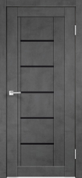 	межкомнатные двери 	Velldoris Next 3 муар тёмно-серый
